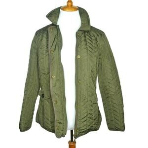 CHARTER CLUB, Ladies Autumn Elegance Region Green Quilted Jacket, PS, NWT, $120